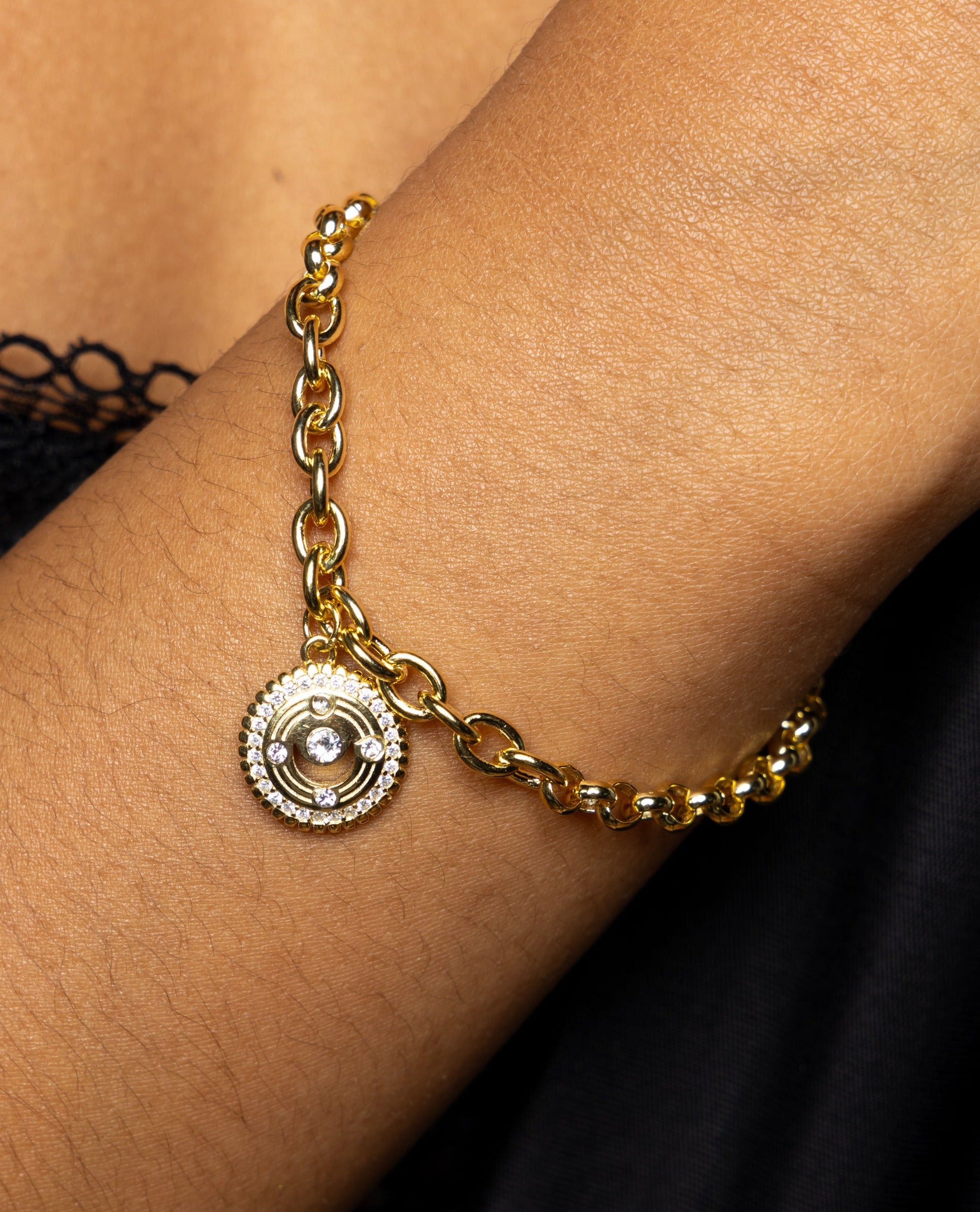 Gold plated sterling silver bracelet store