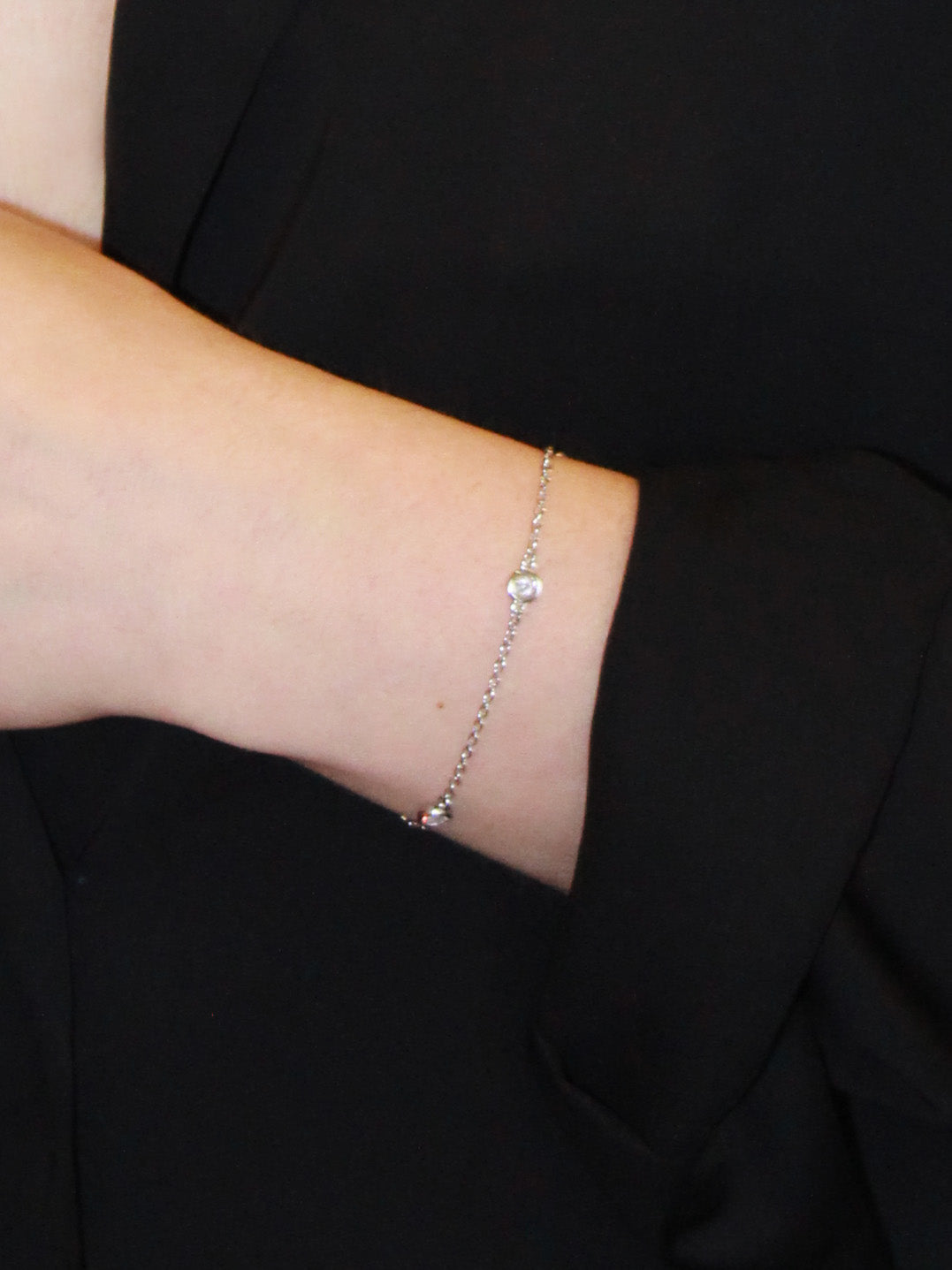 Bracelet Argent 925 Et Cristaux – Jamais Porté – Très Bon état