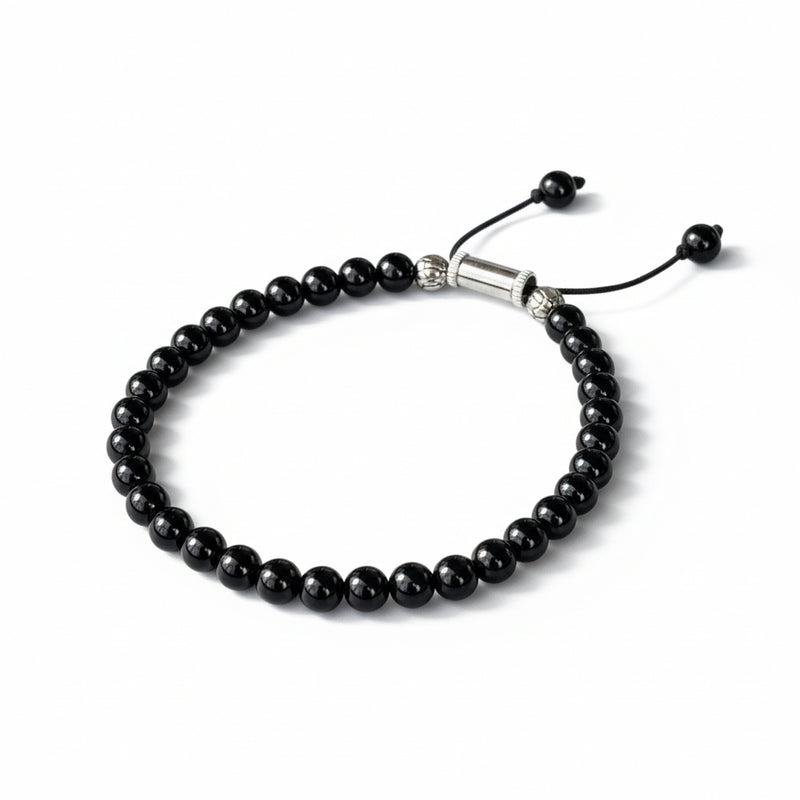 Bracelet Ajustable Pacte D'amour Noir